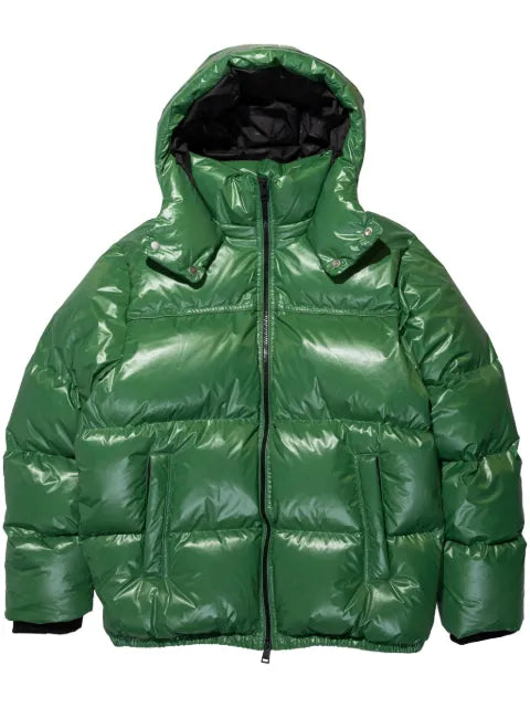 Purple Brand logo-print hooded jacket