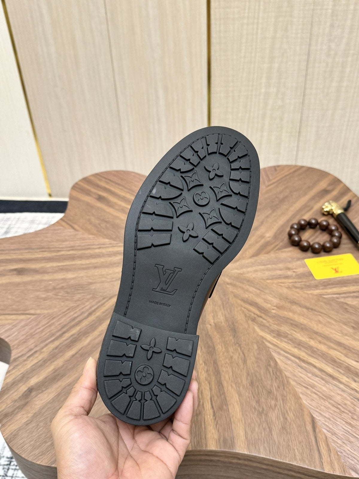 Louis Vuitton Men's Dark Brown Lug Sole Loafers